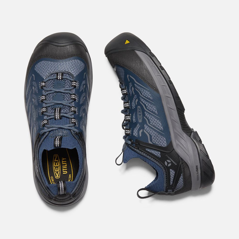 Pantofi Keen Romania Dama Bleumarin/Gri Flint Ii Sport (Carbon-Fiber Toe) 5960-KOYGC